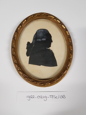 1922-0219-TEK a.jpg; 1922-0219-TEK; Miniatuurportret van Mr. Guilliem Balthasar Emants; tekeningen